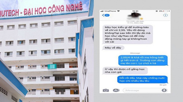 Sinh viên náo loạn vì trường gửi tin nhắn báo điểm cho phụ huynh