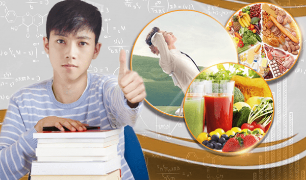 Chế độ dinh dưỡng phù hợp vào mùa thi cho học sinh, sinh viên