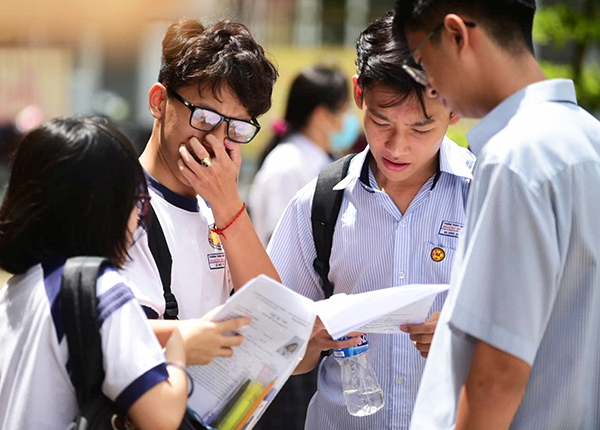 Thí sinh tham dự kỳ thi tốt nghiệp THPT