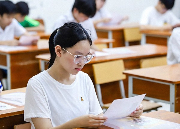 Thí sinh tham dự kỳ thi tốt nghiệp THPT