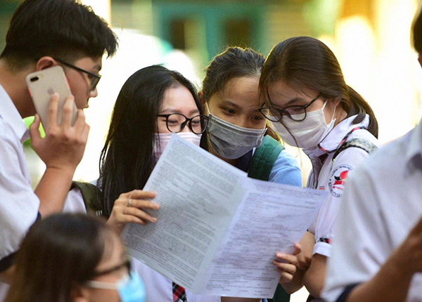 Thí sinh tham dự kỳ thi tốt nghiệp THPT