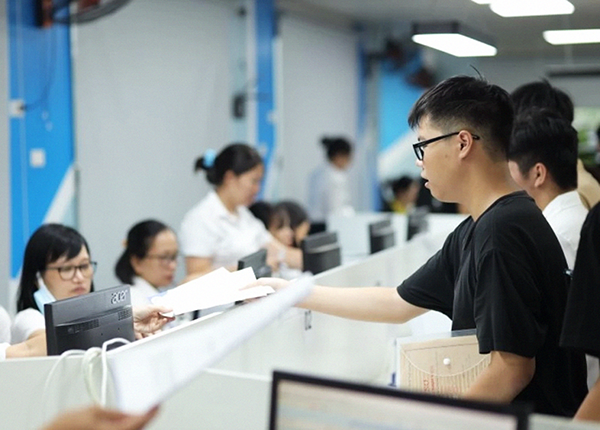 Thí sinh tham gia nhập học