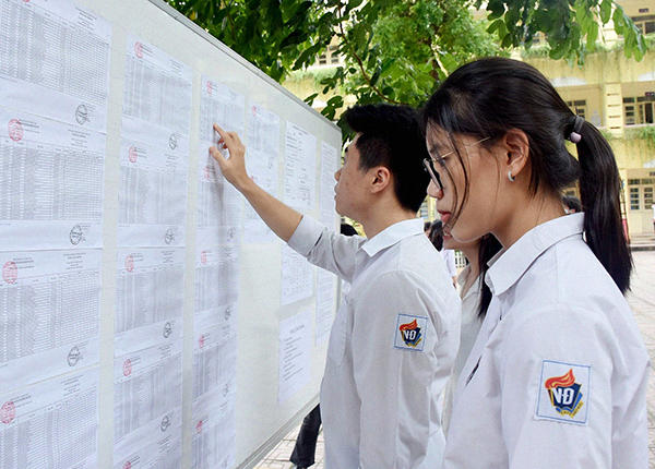 Thí sinh tham gia xét tuyển